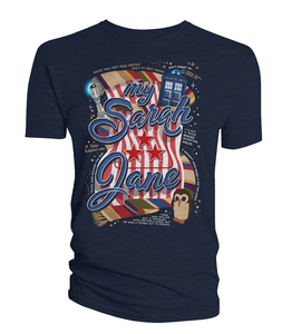 [Doctor Who: Anniversary Collection: T-Shirt: My Sarah Jane (Blue) (Product Image)]