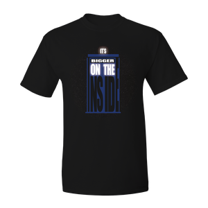 [Doctor Who: T-Shirt: Bigger On The Inside (Product Image)]