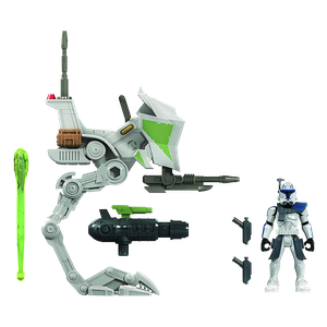 [Star Wars: Mission Fleet: Action Figure Playset: Capt Rex & AT-RT (Product Image)]