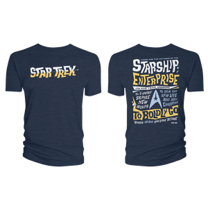 [Star Trek: The Original Series: The 55 Collection: T-Shirt: These Are The Voyages (Product Image)]