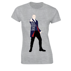 [Doctor Who: Women's Fit T-Shirt: 100% Rebel Time Lord (Product Image)]