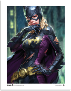 [DC: Art Print: Batgirl Rain By Artgerm (Product Image)]