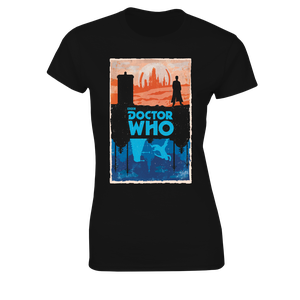 [Doctor Who: Women's Fit T-Shirt: Gallifrey & Dalek Reflections (Product Image)]
