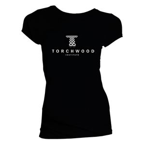 [Doctor Who: Women's Cut T-Shirt: Torchwood Institute Logo (Web Exclusive) (Product Image)]
