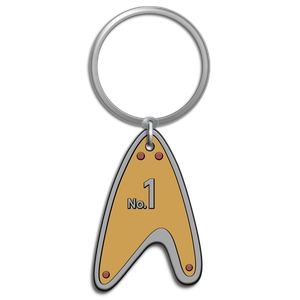 [Star Trek: Picard: Dog Tag Keychain: Number 1 (Product Image)]