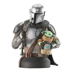 [Star Wars: The Mandalorian: 1/6 Scale Bust: The Mandalorian With Grogu (PX Exclusive) (Product Image)]