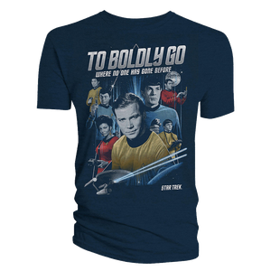 [Star Trek: The Original Series: T-Shirt: The Crew & Badge (Product Image)]