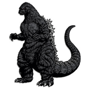 [Godzilla: Monster Collection: Enamel Pin Badge: Godzilla (Product Image)]