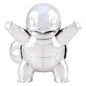 [Pokémon: 25th Celebration Figure: Silver Squirtle (Product Image)]