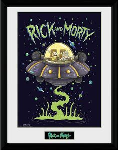 [Rick & Morty: 30x40 Framed Print: Ship (Product Image)]