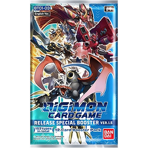 [Digimon: Card Game Booster: Release Special Booster (Version 1.5 BT01-03) (Product Image)]