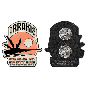 [Dune: Part 2: Enamel Pin Badge: Arrakis Wormsign Spotters (Product Image)]