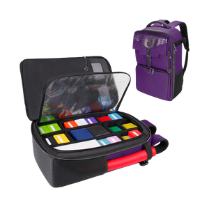 [ENHANCE Tabletop Series: Collector's Edition Trading Card Backpack: Purple (Product Image)]