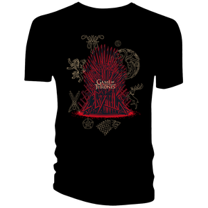 [Game Of Thrones: T-Shirt: Iron Throne (Product Image)]