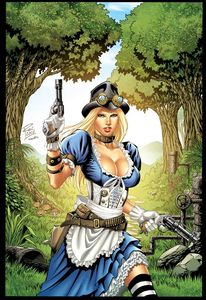 [Grimm Fairy Tales: Steampunk Alice In Wonderland (Cover A Rei) (Product Image)]