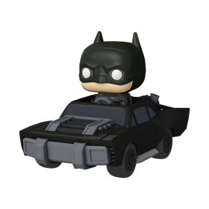 [The Batman: Super Deluxe Pop! Rides Vinyl Figure: Batman In Batmobile (Product Image)]