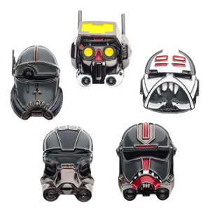 [Star Wars: The Bad Batch: 3D Pin Set: Helmets (Product Image)]