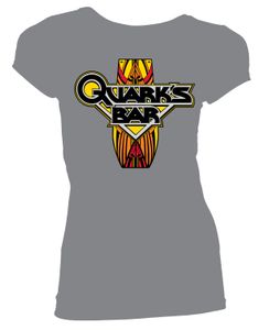 [Star Trek: Deep Space Nine: Women's Fit T-Shirt: Quark's Bar (Charcoal) (Product Image)]