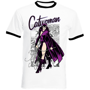 [Batman: T-Shirt: Catwoman Comic Strip (Product Image)]