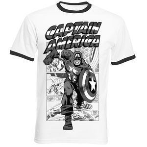 [Captain America: T-Shirt: Classic Panels (Product Image)]
