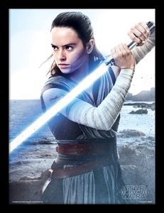[Star Wars: The Last Jedi: Framed Print: Rey Engage (Product Image)]
