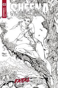 [Sheena: Queen Of The Jungle #3 (Cover F Royle Line Art Variant) (Product Image)]