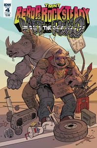 [TMNT: Bebop & Rocksteady Hit The Road #4 (Cover B Strahm) (Product Image)]