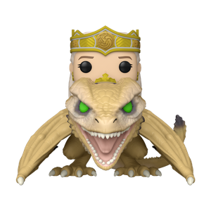 [House Of The Dragon: Day Of The Dragon: Deluxe Pop! Ride Vinyl Figure: Rhaenyra (With Syrax) (Product Image)]
