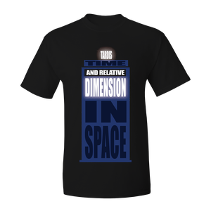 [Doctor Who: T-Shirt: TARDIS Words (Product Image)]