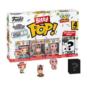 [Toy Story: Bitty Pop! Vinyl Figure 4-Pack: Jessie, Bullseye, Ham & Mystery Figure (Product Image)]