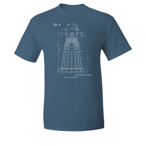 [Doctor Who: T-Shirt: Dalek Blueprint (Product Image)]