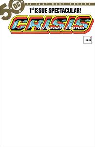 [Crisis On Infinite Earths #1 (Facsimile Edition: Cover C Blank Variant) (Product Image)]