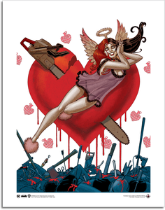 [Batman: Art Print: I Heart Harley Quinn By Amanda Conner (Product Image)]