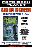 [Simon R Green Signing Spirits from Beyond (Product Image)]