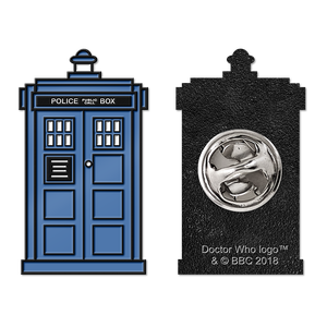 [Doctor Who: Flashback Collection: Enamel Pin Badge: Fourth Doctor's TARDIS (Product Image)]