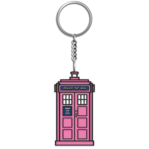 [Doctor Who: Enamel Keychain: The Seventh Doctor's Pink TARDIS (Forbidden Planet MCM Exclusive) (Product Image)]