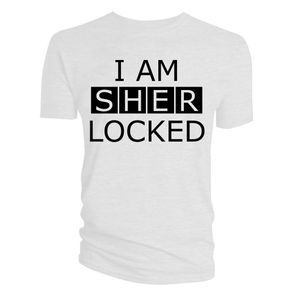 [Sherlock: T-Shirts: Sherlocked (White) (Product Image)]