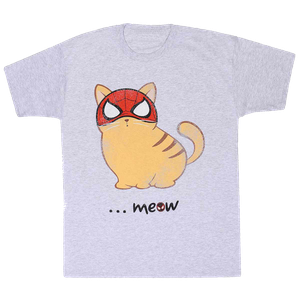 [Spider-Man: Miles Morales: T-Shirt: Meow (Product Image)]