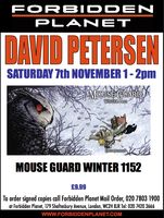 [David Petersen Signing Mouse Guard Winter 1152 (Product Image)]