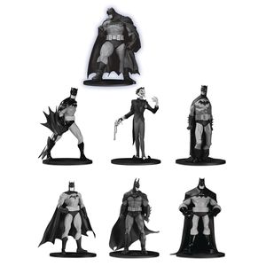 [DC: Batman: Mini PVC Figures: Black & White (7 Pack) (Product Image)]