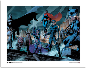 [Batman: Art Print: 619 Gotham Rooftop By Jim Lee (Product Image)]