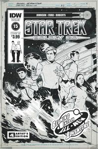 [Star Trek: Boldly Go #15 (Cover B Artist Edition Hernandez) (Product Image)]