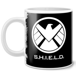 [Marvel: S.H.I.E.L.D.: Mug: Black & White Logo (Product Image)]