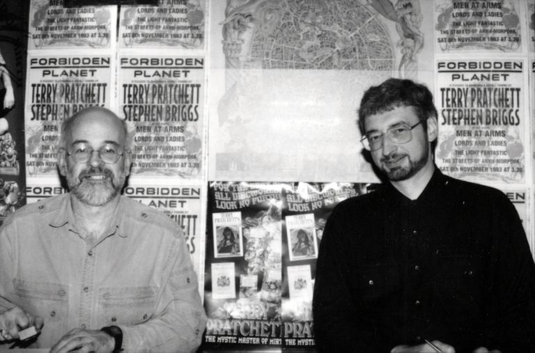 Terry Pratchett and Stephen Briggs