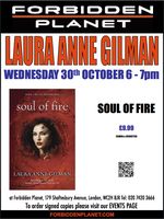 [Laura Anne Gilman Signing Soul of Fire (Product Image)]