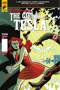 [Minky Woodcock: The Girl Who Electrified Tesla #4 (Cover A Haspiel) (Product Image)]