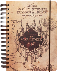 [Harry Potter: A5 Notebook: The Marauder's Map (Product Image)]