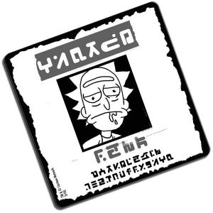 [Rick & Morty: Coaster: Rick Wanted Poster (Product Image)]