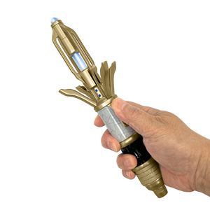 [Doctor Who: The Fourteenth Doctor's Sonic Screwdriver (Exclusive Gold Metallised Edition) (Product Image)]