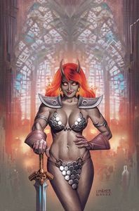 [Red Sonja: Hell Sonja #1 (Cover L Linsner Virgin Variant) (Product Image)]